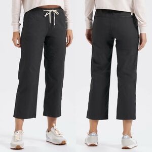 NWT Vuori Ripstop Wideleg Crop Pants Charcoal